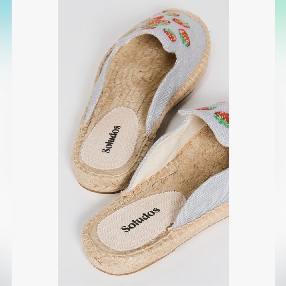NWB Soludos Strawberry Espadrilles NWT - Picture 3 of 6